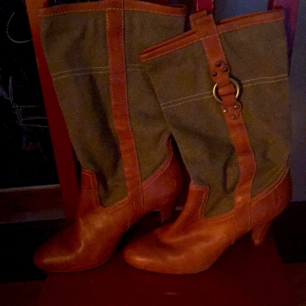 Gorgeous Frye heeled boots.